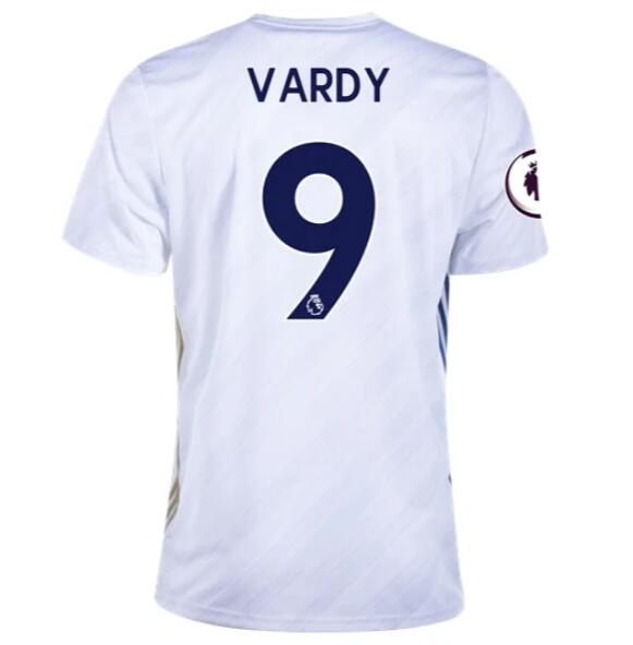 Leicester City Away Kit Soccer Jersey JAMIE VARDY #9 2020/21